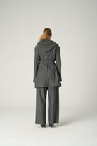 Vuu-Çizgili Kapüşonlu Ceket-Ceket-2-Milagron.com