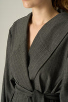 Vuu-Çizgili Kapüşonlu Ceket-Ceket-4-Milagron.com