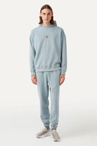 WWF Market-Dağ Ceylanı Hoodie - Buz Mavisi-Sweatshirts & Hoodies-5-Milagron.com