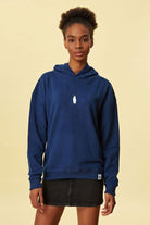 WWF Market-İmparator Penguen Hoodie - İndigo Mavisi-Sweatshirts & Hoodies-3-Milagron.com