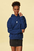 WWF Market-İmparator Penguen Hoodie - İndigo Mavisi-Sweatshirts & Hoodies-4-Milagron.com