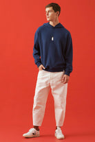 WWF Market-İmparator Penguen Hoodie - İndigo Mavisi-Sweatshirts & Hoodies-5-Milagron.com