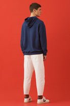 WWF Market-İmparator Penguen Hoodie - İndigo Mavisi-Sweatshirts & Hoodies-7-Milagron.com