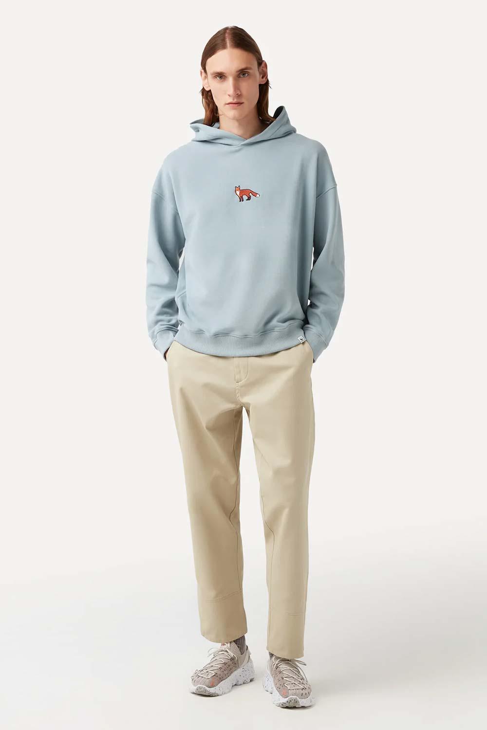 WWF Market-Kızıl Tilki Hoodie - Açık Mavi-Sweatshirts & Hoodies-8-Milagron.com