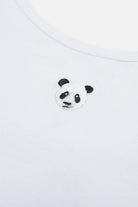 WWF Market-Panda Crop Atlet - Beyaz-T-Shirts-4-Milagron.com