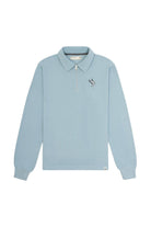 WWF Market-Turna Kuşu Polo Yaka Sweatshirt - Mavi-Sweatshirts & Hoodies-1-Milagron.com