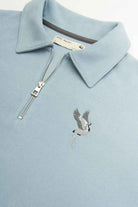 WWF Market-Turna Kuşu Polo Yaka Sweatshirt - Mavi-Sweatshirts & Hoodies-2-Milagron.com