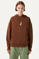 WWF Market-Yaban Tavşanı Hoodie - Kahverengi-Sweatshirts & Hoodies-4-Milagron.com