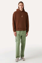 WWF Market-Yaban Tavşanı Hoodie - Kahverengi-Sweatshirts & Hoodies-5-Milagron.com