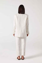 Wabi Sabi-Christopher Beyaz Kot Pantolon-Kot Pantolon-3-Milagron.com