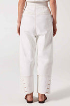 Wabi Sabi-Christopher Beyaz Kot Pantolon-Kot Pantolon-5-Milagron.com