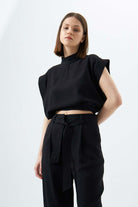 Wabi Sabi-Tyra Siyah Pantolon-Pantolon-2-Milagron.com