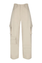 Wabi Sabi-Vento Bej Pantolon-Kumaş Pantolon-1-Milagron.com