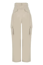 Wabi Sabi-Vento Bej Pantolon-Kumaş Pantolon-2-Milagron.com