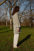 Wayt-Aurora Payetli Su Yeşili Suni Kürk Kaban-Kaban-3-Milagron.com