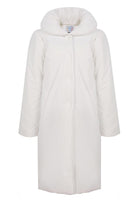 Wayt-Cloud Uzun Mat Beyaz Şişme Mont-Mont-1-Milagron.com