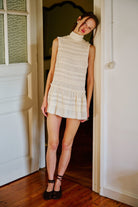 Échappé Kırışık Dokulu Şifon Elbise - 0