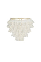 Giselle Fırfır Detaylı Dantel Aplike Bandana Üst - 1