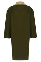 Wayt-Man In The Moon Ay Düğmeli Yeşil Palto-Kaban-2-Milagron.com