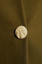 Wayt-Man In The Moon Ay Düğmeli Yeşil Palto-Kaban-5-Milagron.com