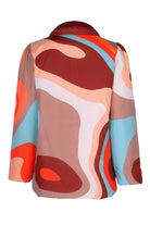 Wayt-Mars İzohips Desenli Renkli Şişme Mont-Mont-2-Milagron.com