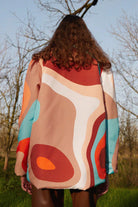 Wayt-Mars İzohips Desenli Renkli Şişme Mont-Mont-3-Milagron.com