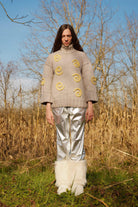 Wayt-Milky Way Gri Spiralli El Örgüsü Kazak-Kazak & Triko-3-Milagron.com