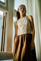 Principal Dancer Dantel Ve Vual Elbise - 3