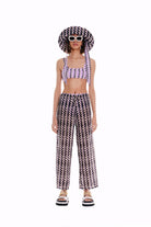 Wayt-Sonic Adventure Geometrik Desenli Plaj Pantolonu-Pantolon-2-Milagron.com