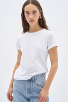 Wear Three Points-White Ribana T-shirt-T-Shirts-2-Milagron.com