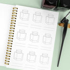 Wearingeul Ink Color Swatch Notebook A5 (Impression) - Mürekkep Deneme Defteri A5 Boyut