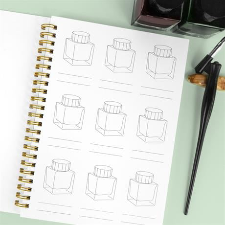 Wearingeul Ink Color Swatch Notebook A5 (Impression) - Mürekkep Deneme Defteri A5 Boyut