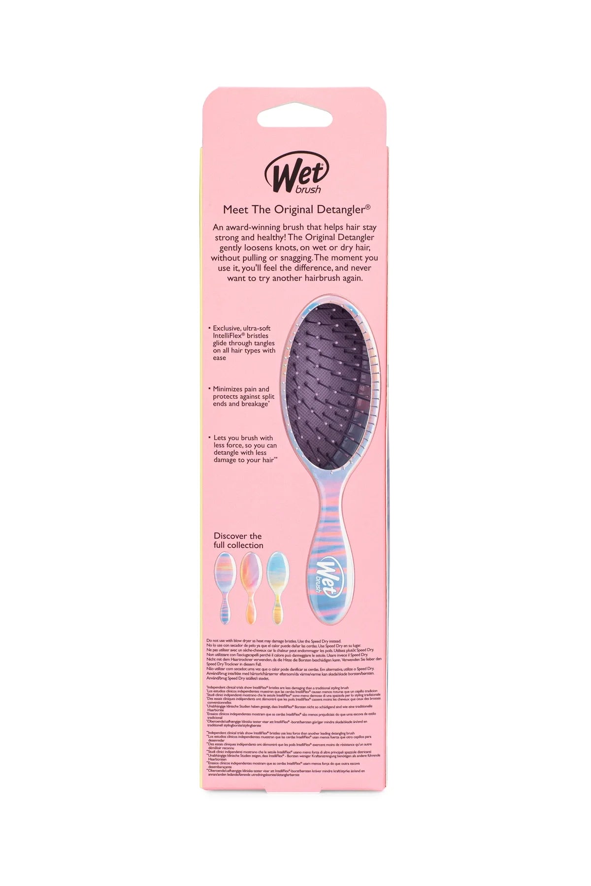 Wet Brush Dessert Afterglow Dolaşık Açıcı Saç Fırçası Mor