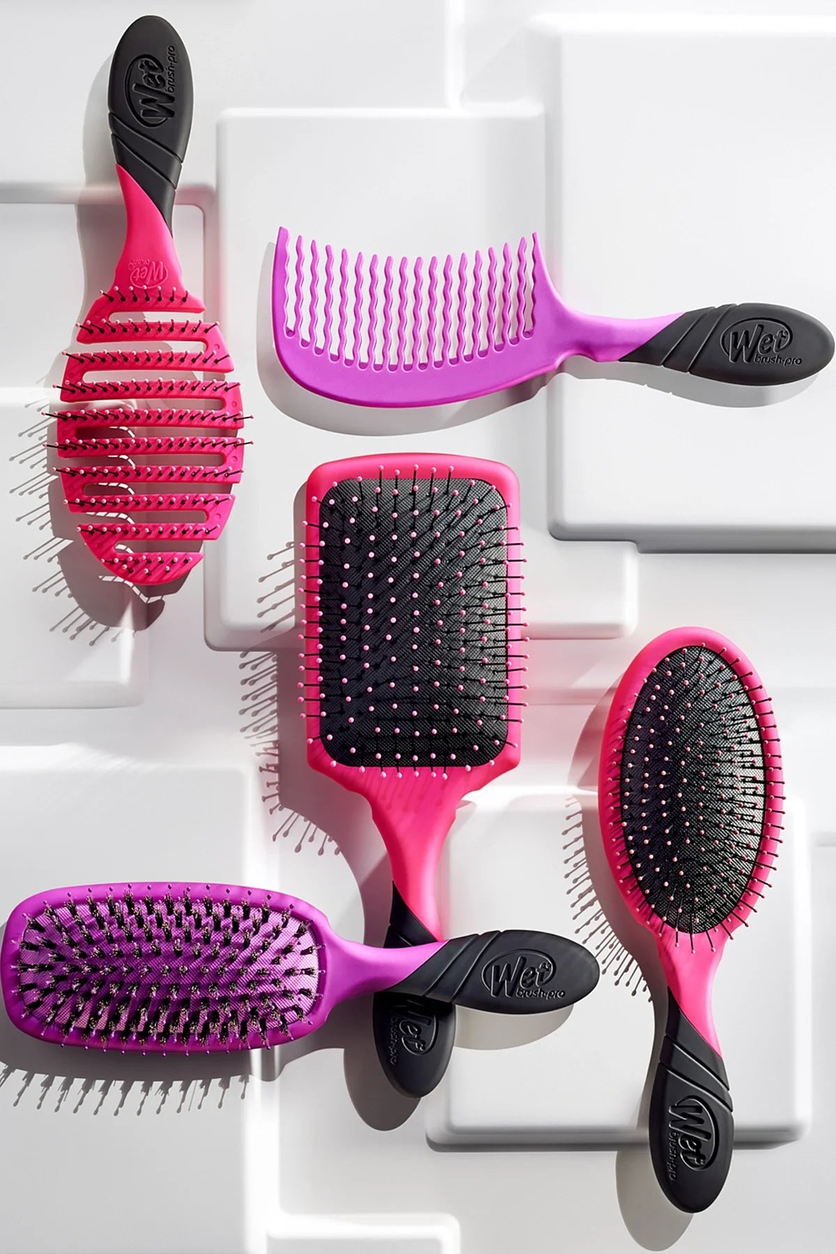 Wet Brush Pro Detangling Comb Dolaşık Açıcı Tarak Pembe