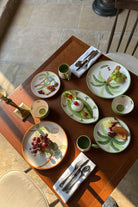 Feeling Good Inside-Palm Beach Seramik Turuncu Yemek Tabağı-Tabak & Kase-2-Milagron.com