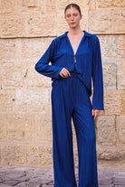 Wingcott-Örme Düz Kesim Rahat Pantolon-Pantolon-1-Milagron.com