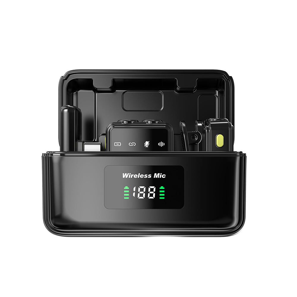 2‑In‑1 Type‑C/Lightning Anc Kablosuz Yaka Mikrofonu