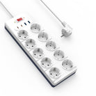Wi-S008 20W Gan Tech Power Strip 14 In 1 Çoklu Priz 2M