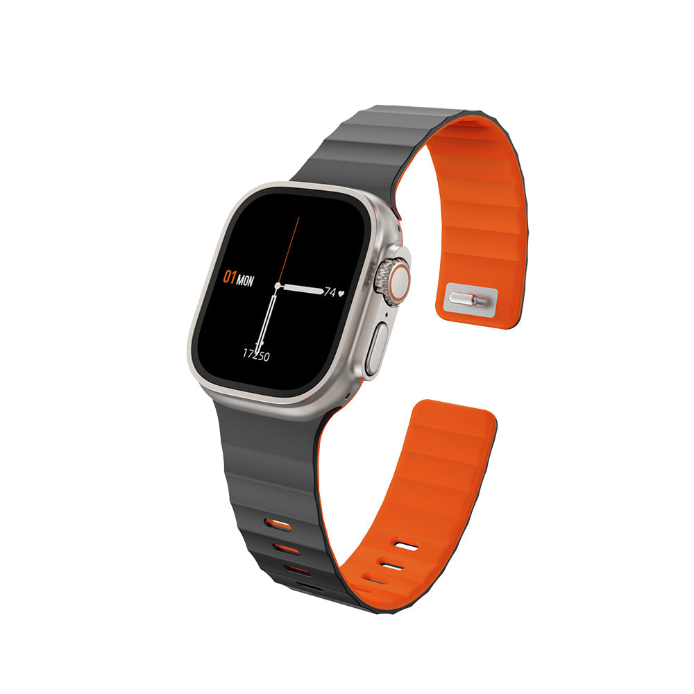 Mag Secur Apple Watch / Ultra Uyumlu Silikon Kordon