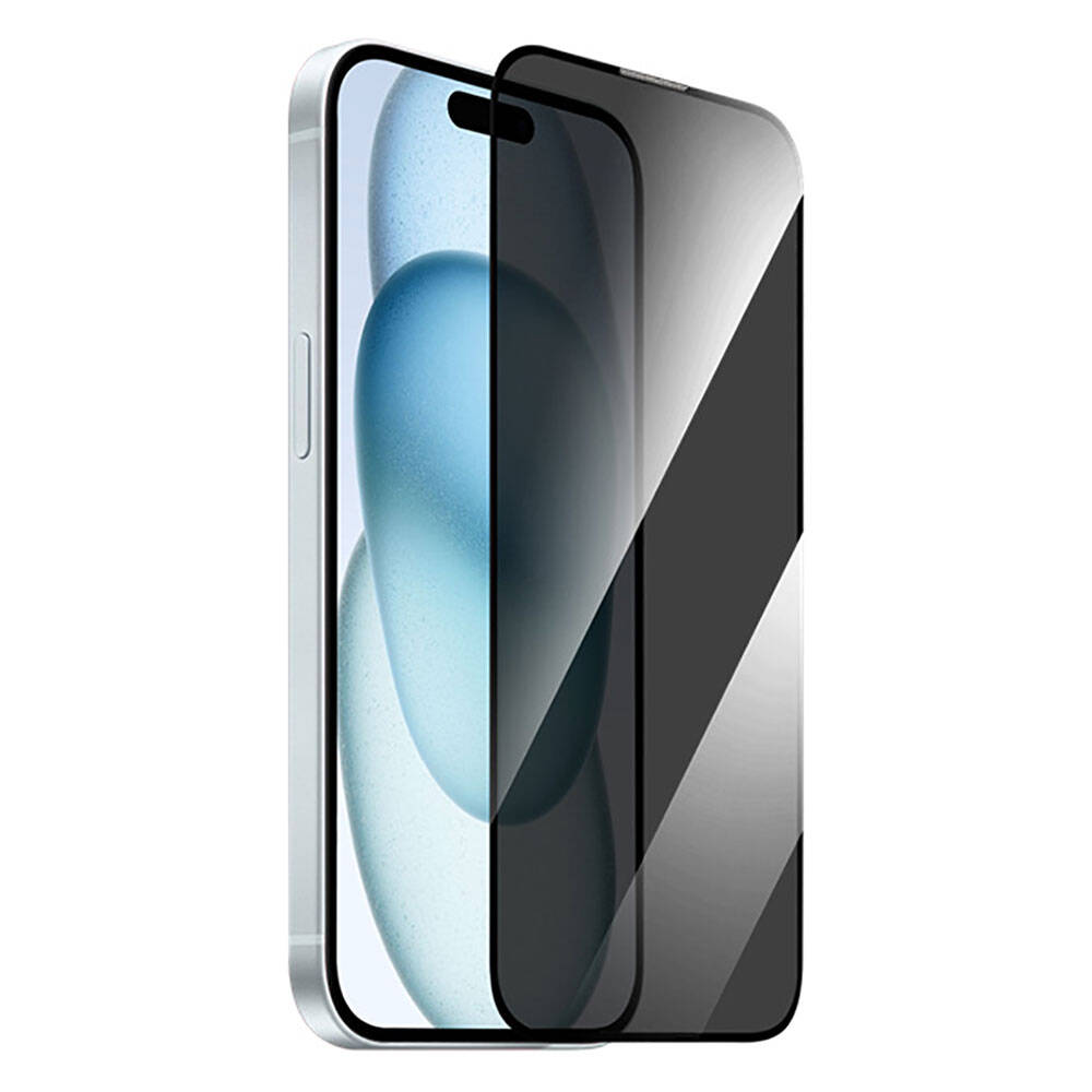 Gt-011 Anti-Bakteriyel Privacy Iphone 15 Cam Ekran Koruyucu