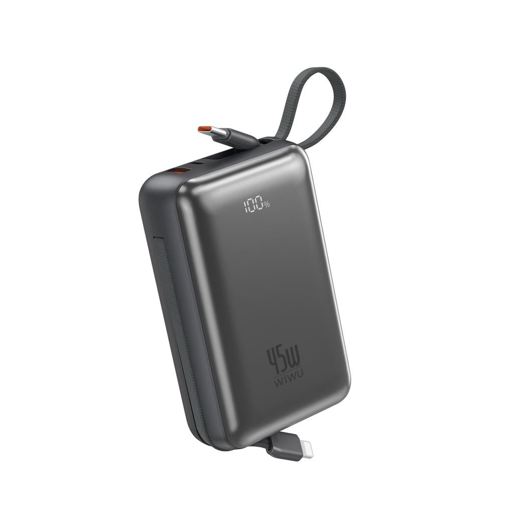 As-182 Galaxy Pro Max Serisi 20000Mah 45W Pd Dahili Kablolu Powerbank