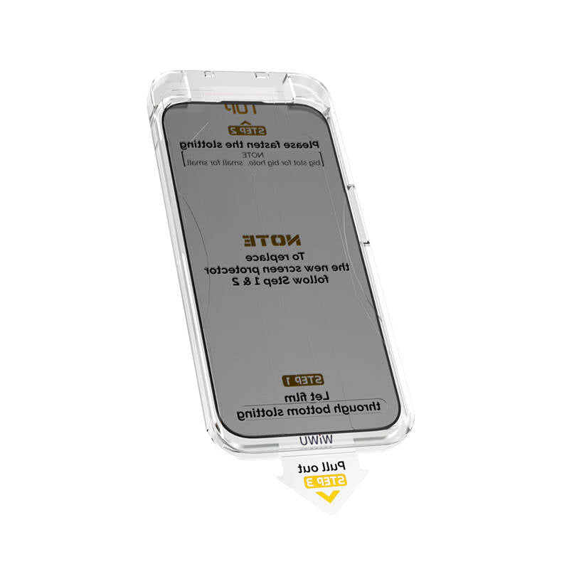 Iprivacy 360° Iphone 16 Kolay Uygulamalı Temperli Ekran Koruyucu