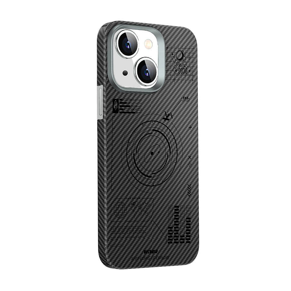 Kjz-017 Karbon Fiber 600D Explore Kevlar Iphone 15 Kılıf