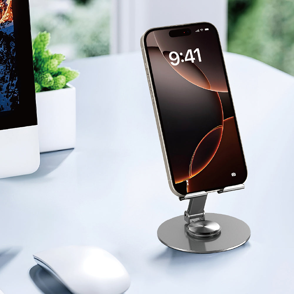 Zm-014 Katlanabilir 360° Dönebilen Metal Telefon Ve Tablet Standı