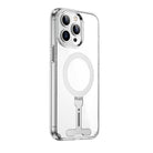 Fyy-014 Magsafe Uyumlu Standlı Şeffaf Iphone 15 Pro Max Kılıf