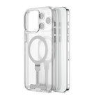 Fyy-014 Magsafe Uyumlu Standlı Şeffaf Iphone 15 Pro Max Kılıf