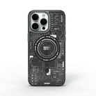 Mecha Circuit H Serisi Magsafe Uyumlu Desenli Iphone 15 Pro Max Kılıf