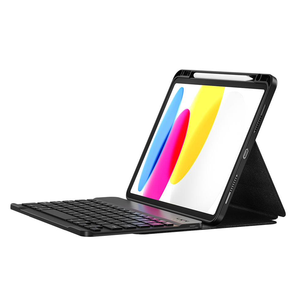 Protective Gizli Kalem Bölmeli Klavyeli Ipad Kılıf