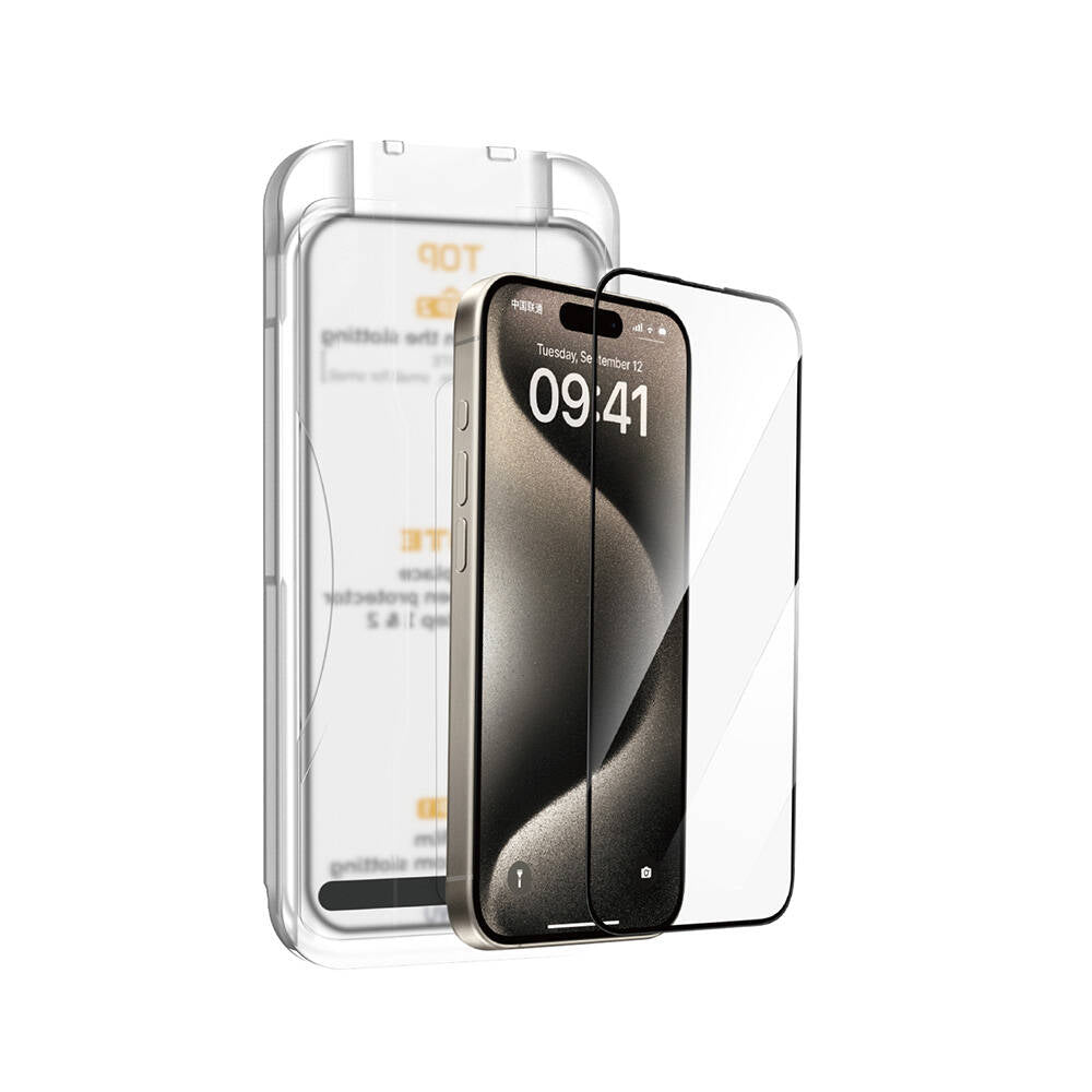 Sq-008 Easy Install Iphone 16 Plus Kolay Uygulamalı Ekran Koruyucu