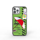 Summer Serisi Çift Katman Desenli Iphone 15 Pro Max Kılıf